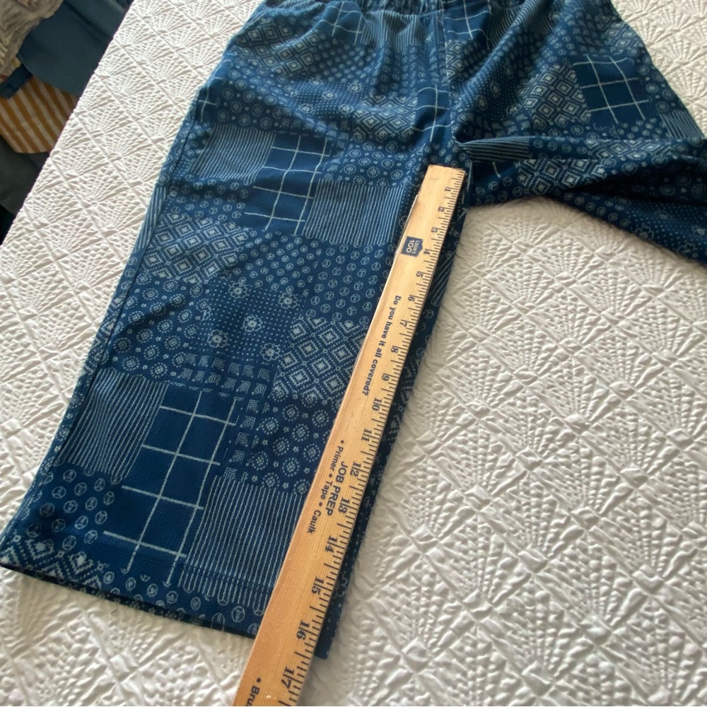 Patchwork Sport Knit Capri Pull On Cropped Pants … - image 7